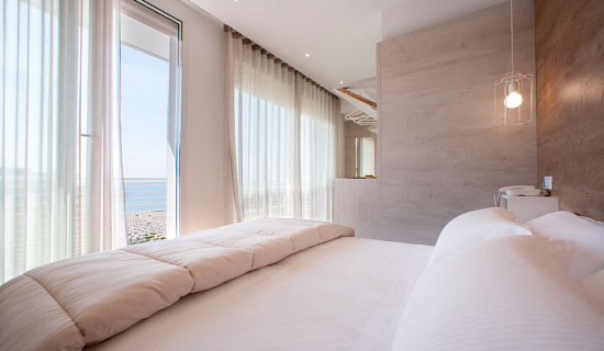 Junior Suites with sea view balcony